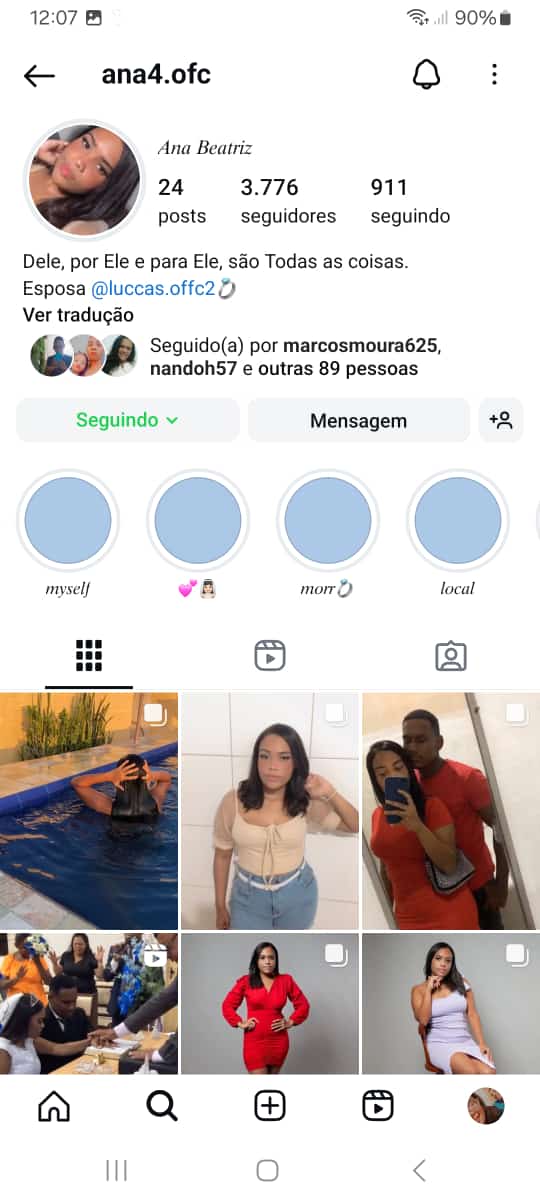 Quem tiver Instagram vamos compartilhar e marcar ela para que mais ninguém quer nesse golpe