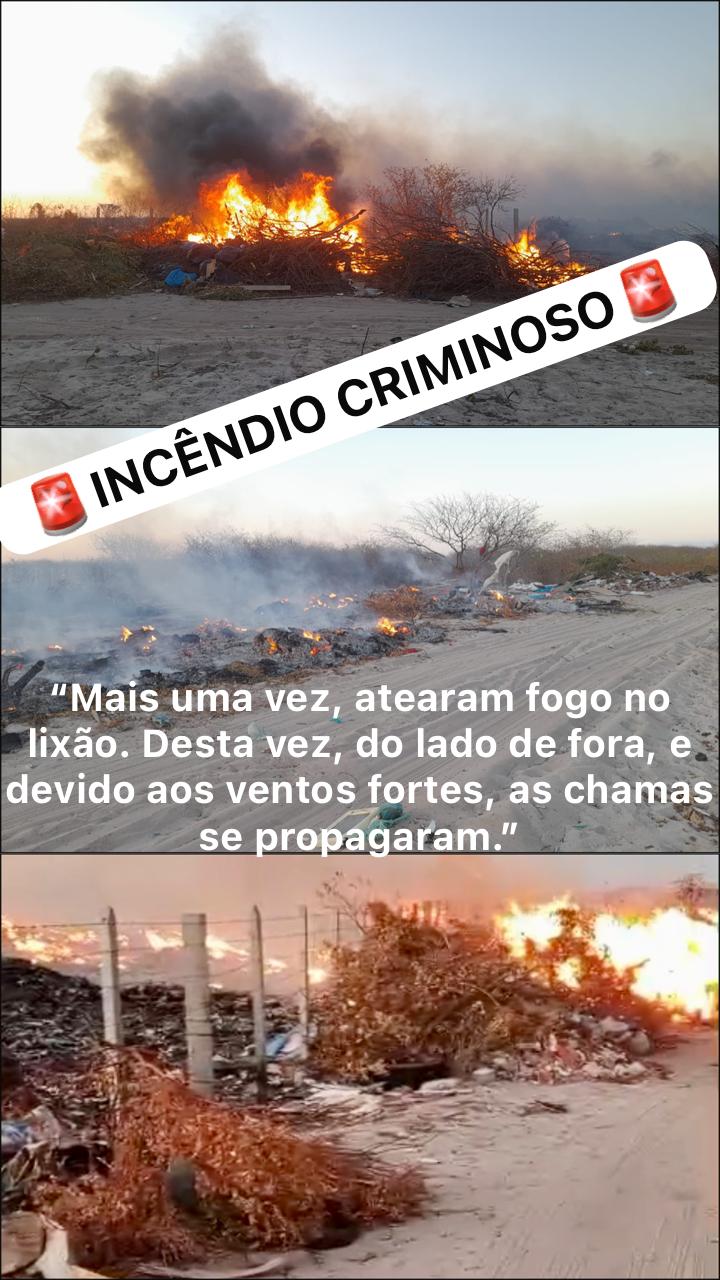 URGENTE :LIXÃO PEGADO PEGADO FOGO EM SALINA DA CRUZ
